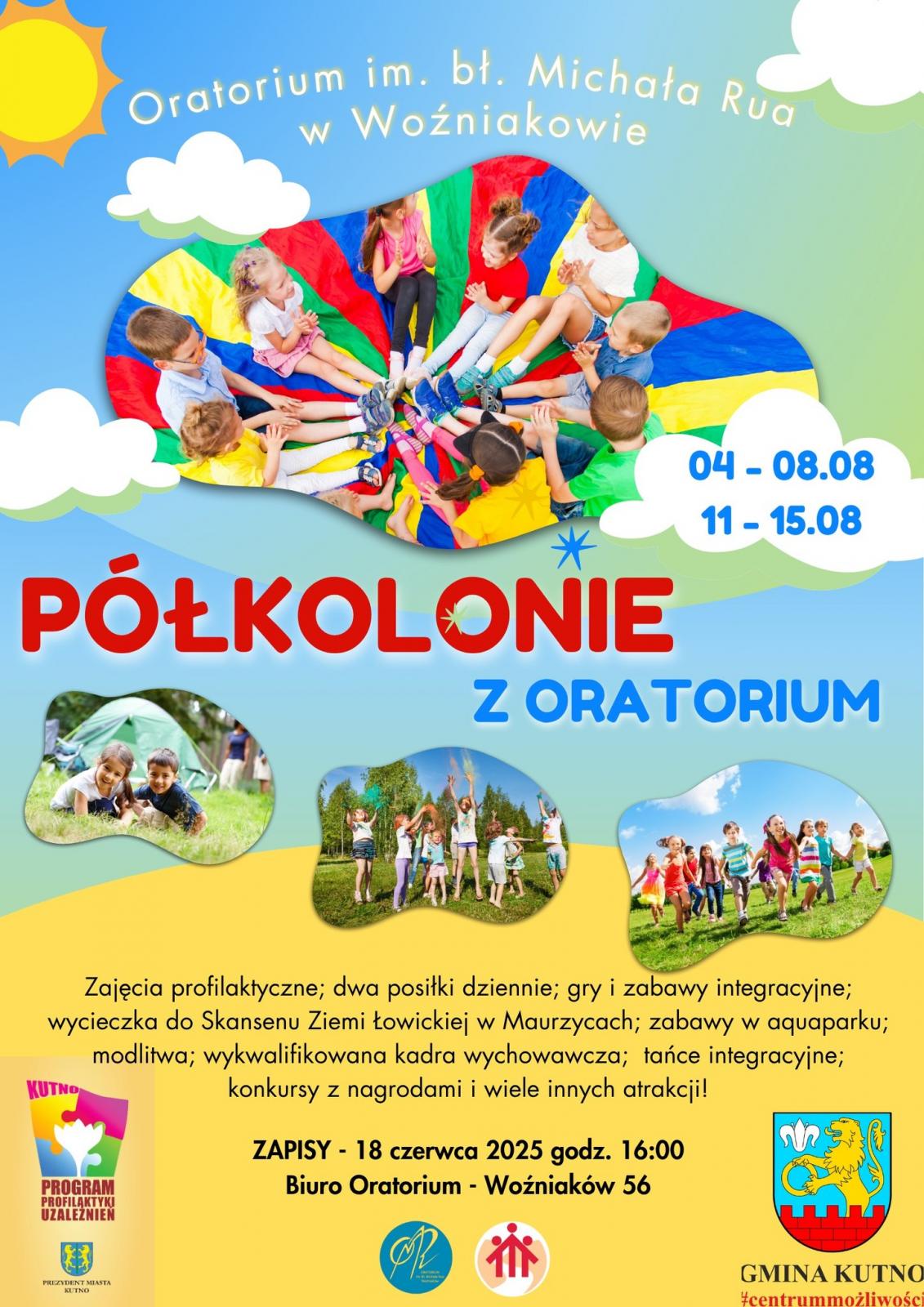 Oratorium półkolonie
