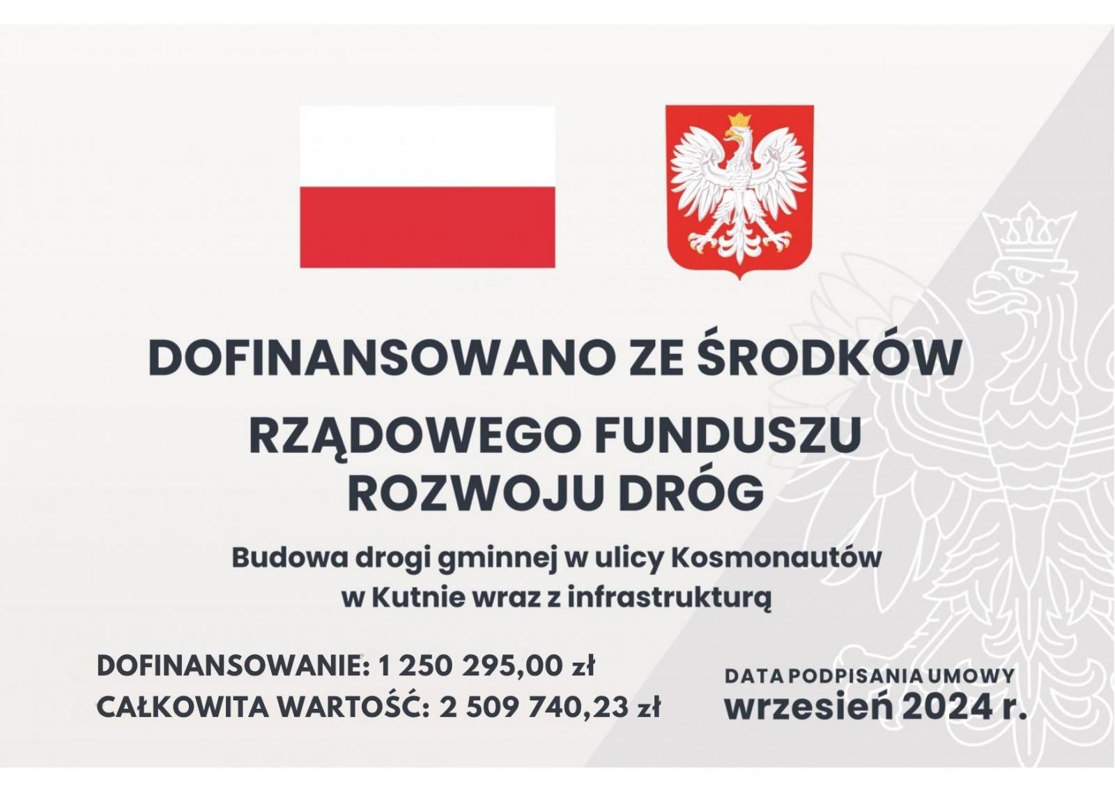 tablica z info o projekcie