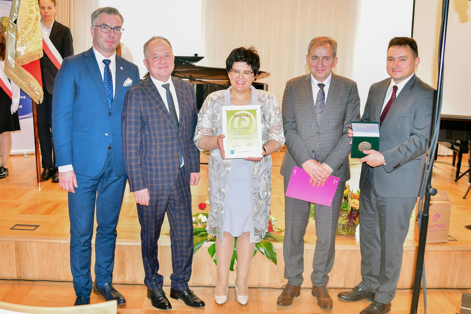 Wręczenia nagrody dokonano w dniu 14 października 2021 roku podczas jubileuszu 75-lecia Państwowej Szkoły Muzycznej I i II st. im. Karola Kurpińskiego w Kutnie.