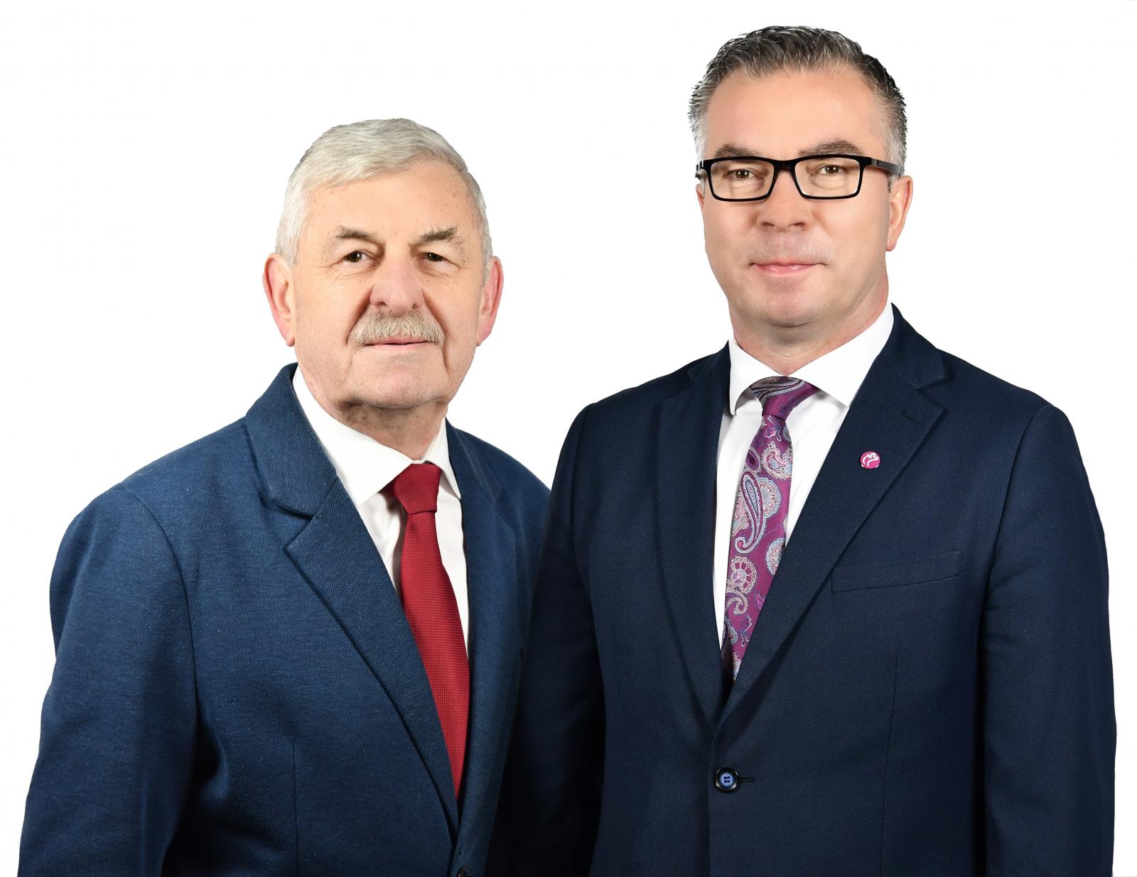 Zbigniew Burzyński i Mariusz Sikora