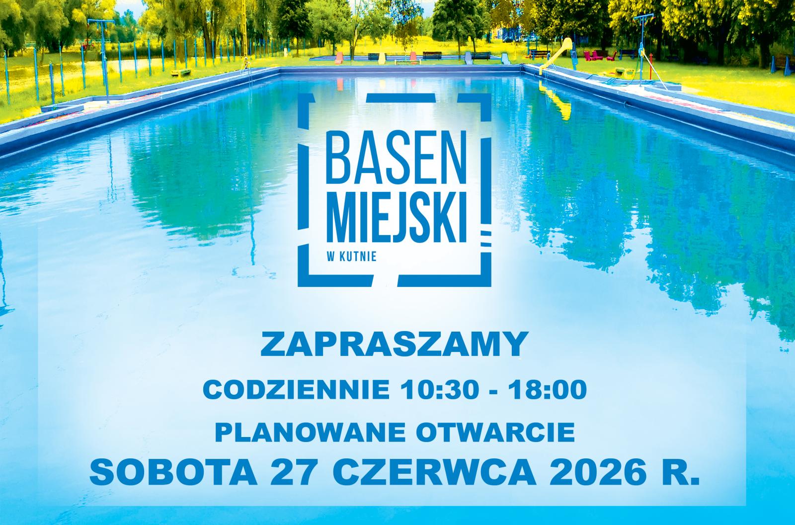 Basen miejski grafika otwarcie