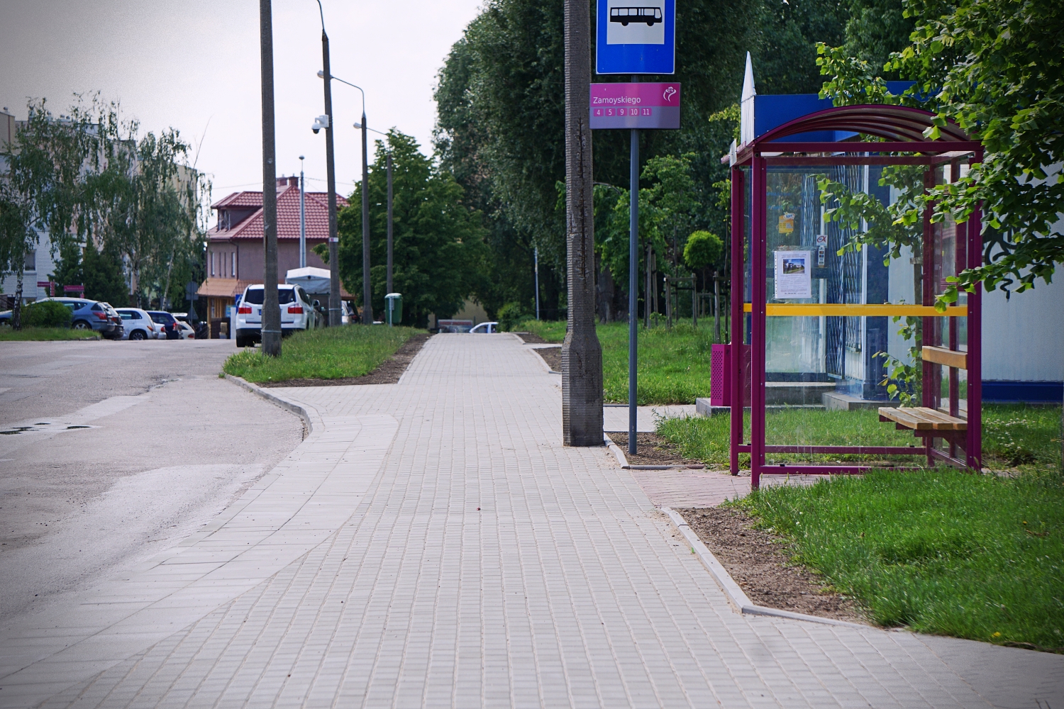 Chodnik ulica Zamoyskiego