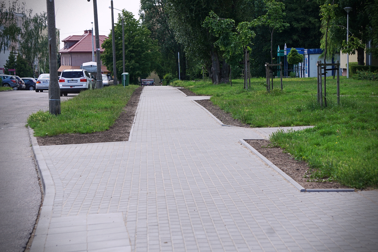 Chodnik ulica Zamoyskiego