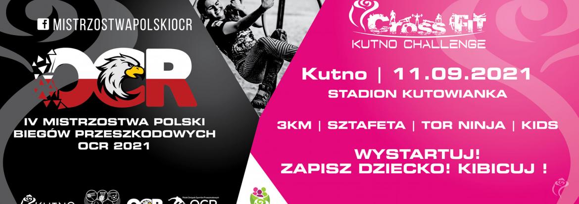 Plakat Mistrzostw Polski w biegach przeszkodowych