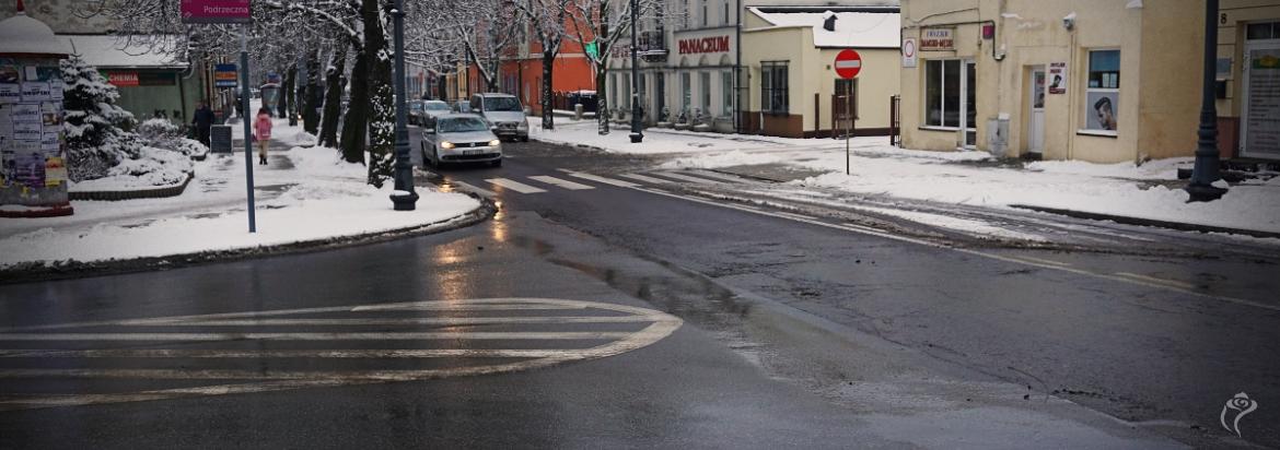 Skrzyżowanie ulic: Sienkiewicza i Podrzecznej