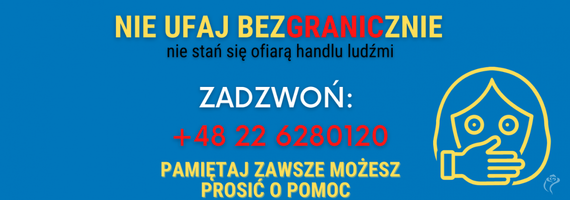 Nie stań się ofiarą handlu ludźmi