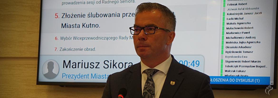 Prezydent Kutna Mariusz Sikora