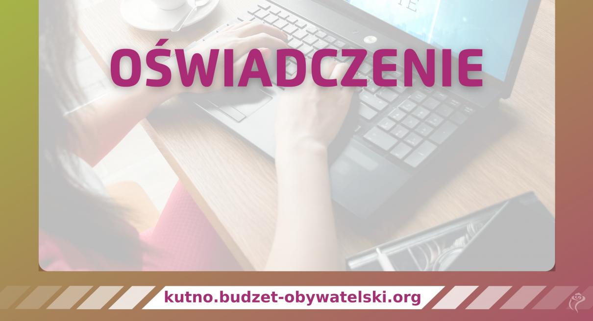 Plansza oświadczenie KBO