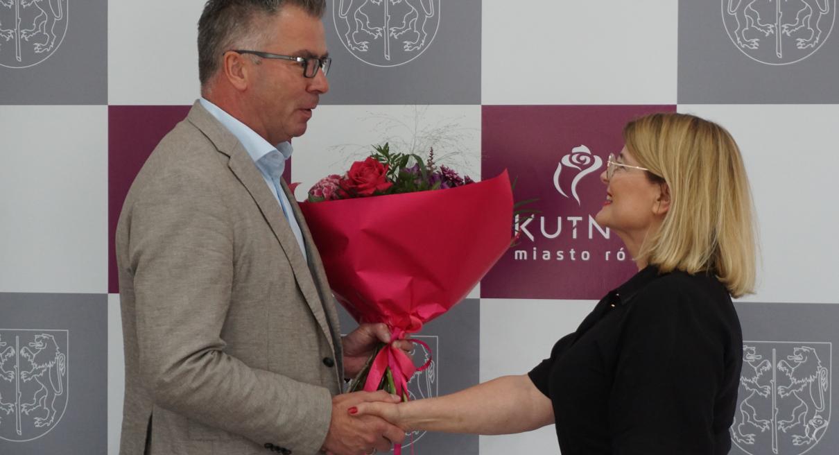 Podziękowanie dla Dyrektor Konczarek