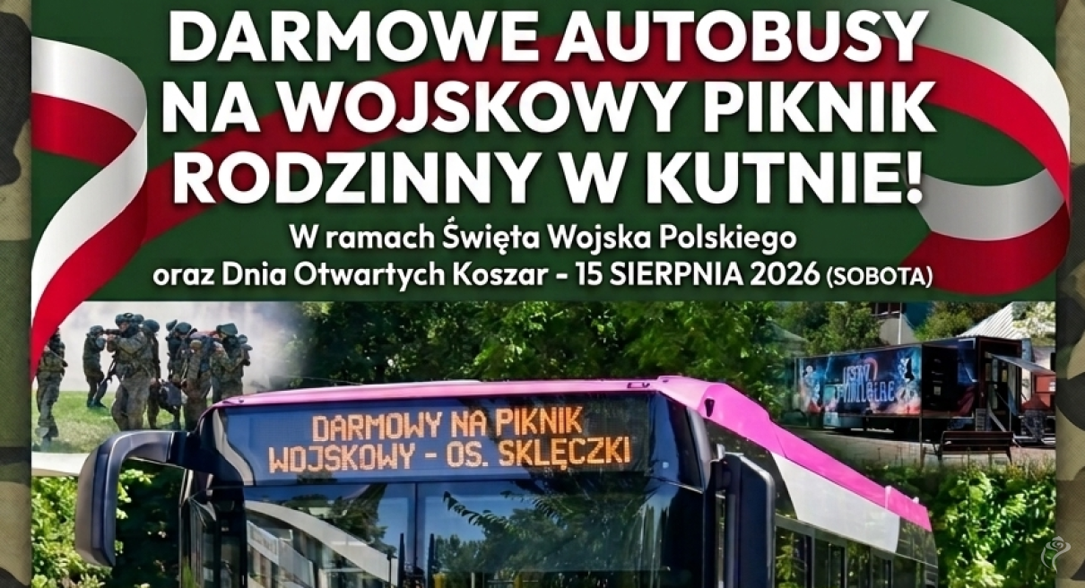 Plakat autobusy