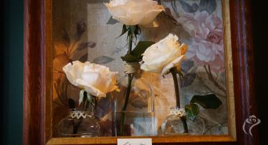 Na zdjęciu widać element ekspozycji pod tytułem Portret Róży