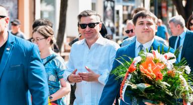 Zdjęcie z obchodów 104. rocznicy Bitwy Warszawskiej oraz Święta Wojska Polskiego