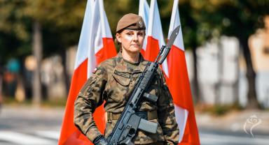 Zdjęcie z obchodów 104. rocznicy Bitwy Warszawskiej oraz Święta Wojska Polskiego