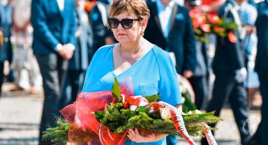 Zdjęcie z obchodów 104. rocznicy Bitwy Warszawskiej oraz Święta Wojska Polskiego