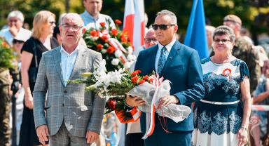 Zdjęcie z obchodów 104. rocznicy Bitwy Warszawskiej oraz Święta Wojska Polskiego