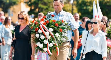 Zdjęcie z obchodów 104. rocznicy Bitwy Warszawskiej oraz Święta Wojska Polskiego