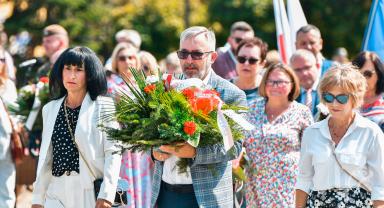 Zdjęcie z obchodów 104. rocznicy Bitwy Warszawskiej oraz Święta Wojska Polskiego