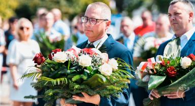 Zdjęcie z obchodów 104. rocznicy Bitwy Warszawskiej oraz Święta Wojska Polskiego