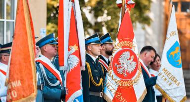 Zdjęcie z obchodów 104. rocznicy Bitwy Warszawskiej oraz Święta Wojska Polskiego