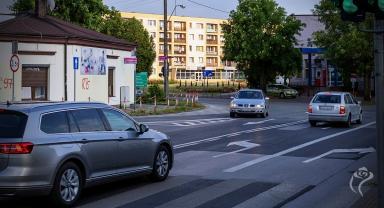 Skrzyżowanie ulic Skłodowskiej-Curie i 29 Listopada