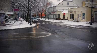 Skrzyżowanie ulic: Sienkiewicza i Podrzecznej