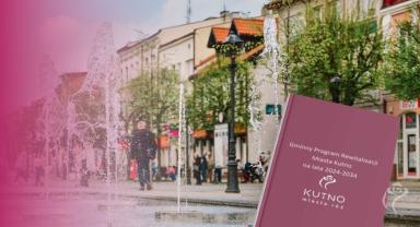 grafika z widokiem na ul. Królewska w Kutnie