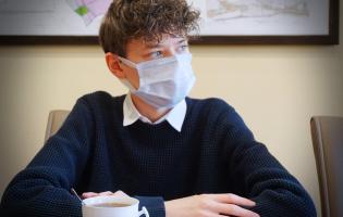 Na zdjęciu widać Olka Klembalskiego 