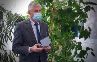 Na zdjęciu widać Prezydenta Zbigniewa Burzyńskiego 