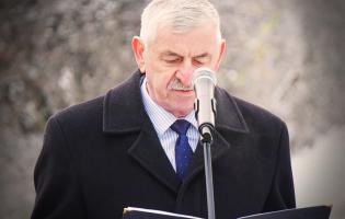 Prezydent Kutna Zbigniew Burzyński w czasie przemówienia