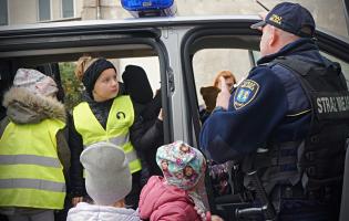 Dzieci z Punktu Przedszkolnego nr 3 w Urzędzie Miasta 