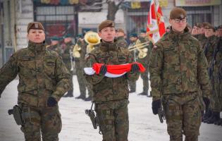 Przysięga wojskowa 9 ŁBOT w Kutnie