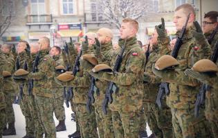 Przysięga wojskowa 9 ŁBOT w Kutnie