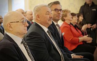 Przekazanie kluczy do Pałacu Saskiego