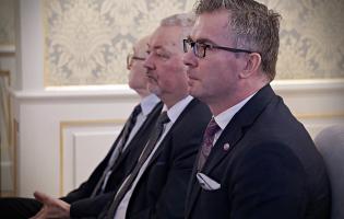 Przekazanie kluczy do Pałacu Saskiego