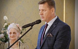 Przekazanie kluczy do Pałacu Saskiego