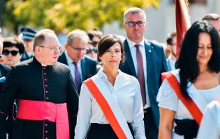 Zdjęcie z obchodów&nbsp;104. rocznicy&nbsp;Bitwy Warszawskiej oraz Święta&nbsp;Wojska Polskiego
