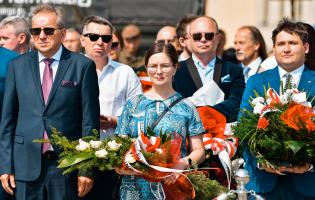 Zdjęcie z obchodów&nbsp;104. rocznicy&nbsp;Bitwy Warszawskiej oraz Święta&nbsp;Wojska Polskiego