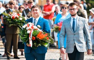 Zdjęcie z obchodów&nbsp;104. rocznicy&nbsp;Bitwy Warszawskiej oraz Święta&nbsp;Wojska Polskiego