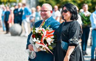Zdjęcie z obchodów&nbsp;104. rocznicy&nbsp;Bitwy Warszawskiej oraz Święta&nbsp;Wojska Polskiego