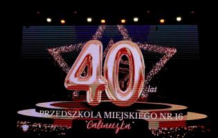 Jubileusz 40-lecia przedszkola Calineczka
